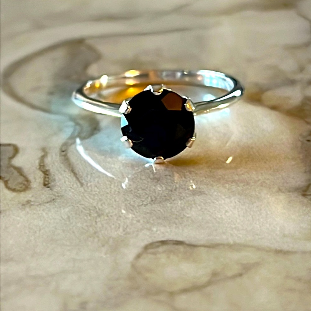 Black Spinel Ring